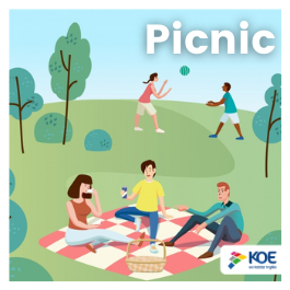 Vámonos de picnic, hablando inglés